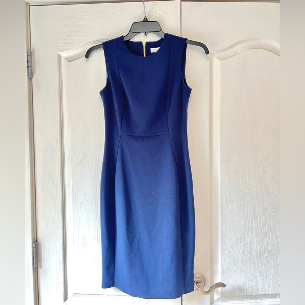Calvin Klein Navy Pencil Dress Size 4